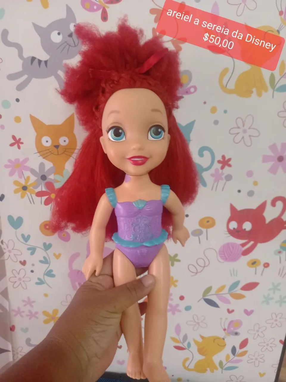 Boneca Ariel a sereia da Disney 