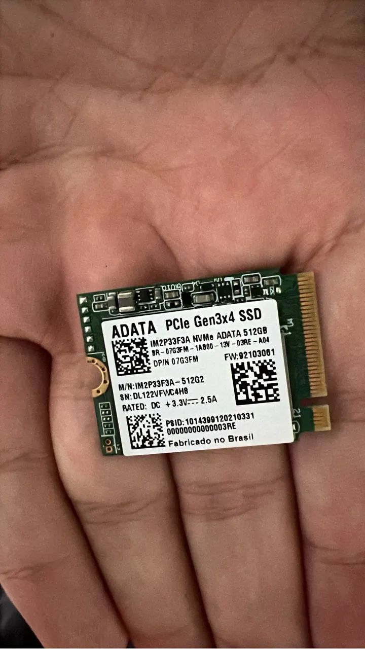Ssd NVME M.2 2230 512gb - Armazenamento - Jabotiana, Aracaju