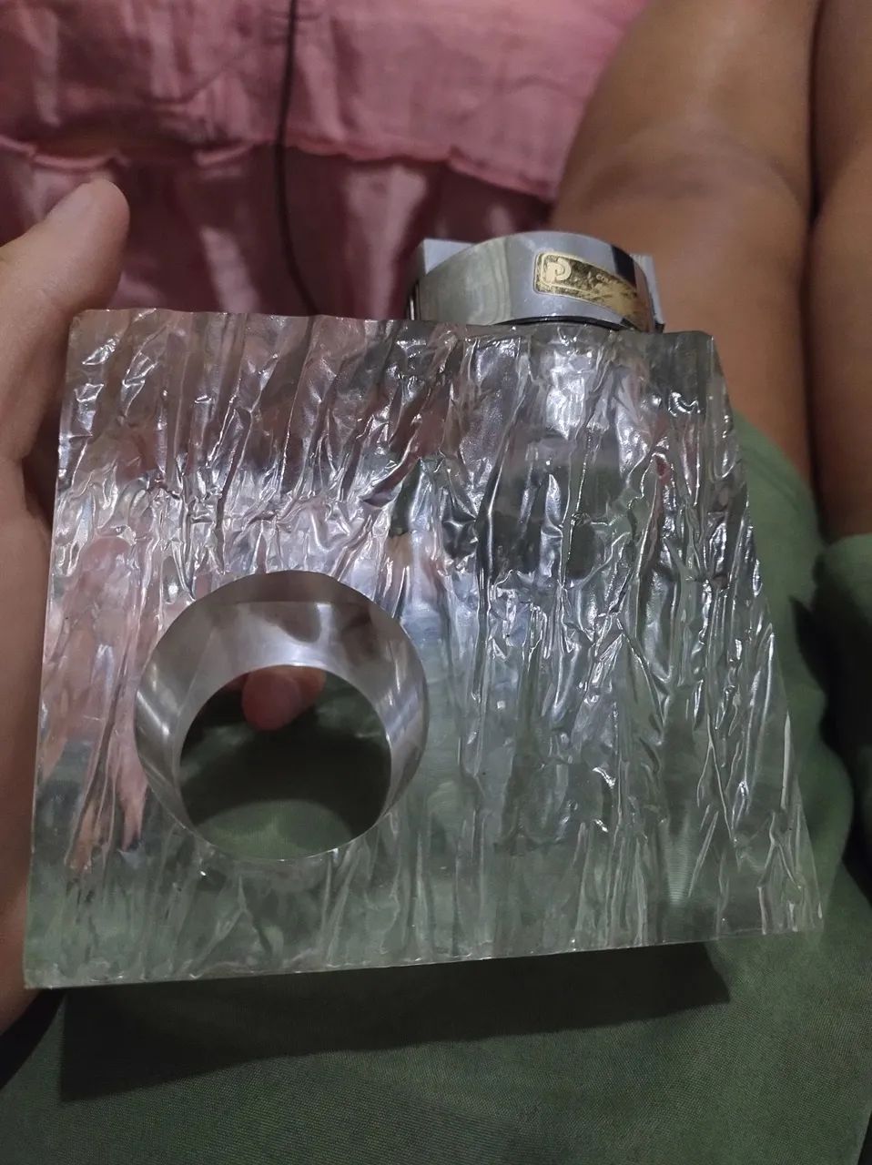 Isqueiro vintage acrílico vazado  - Foto 3