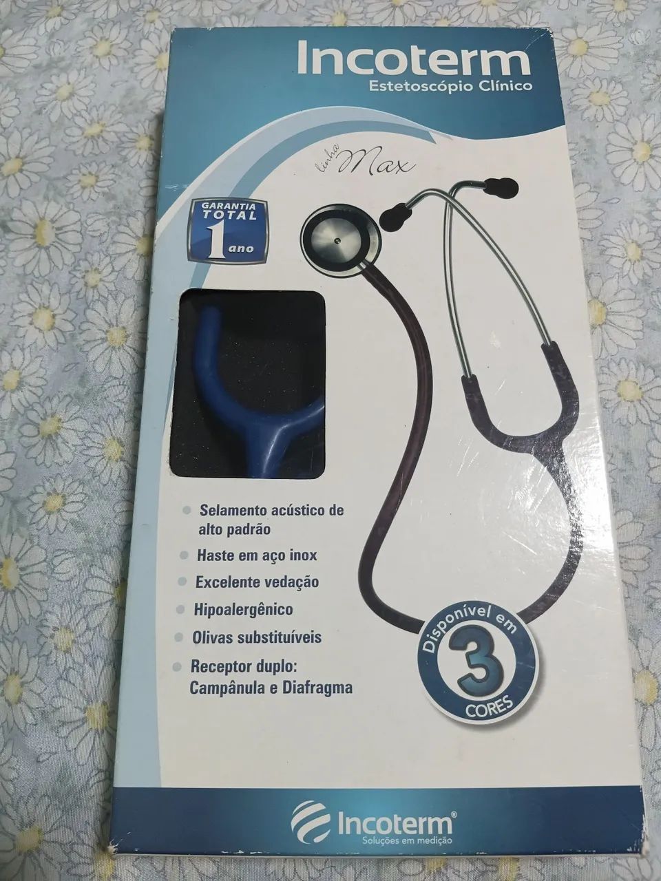 ? Estetoscópio Incoterm Linha Max ? AZUL - Foto 2