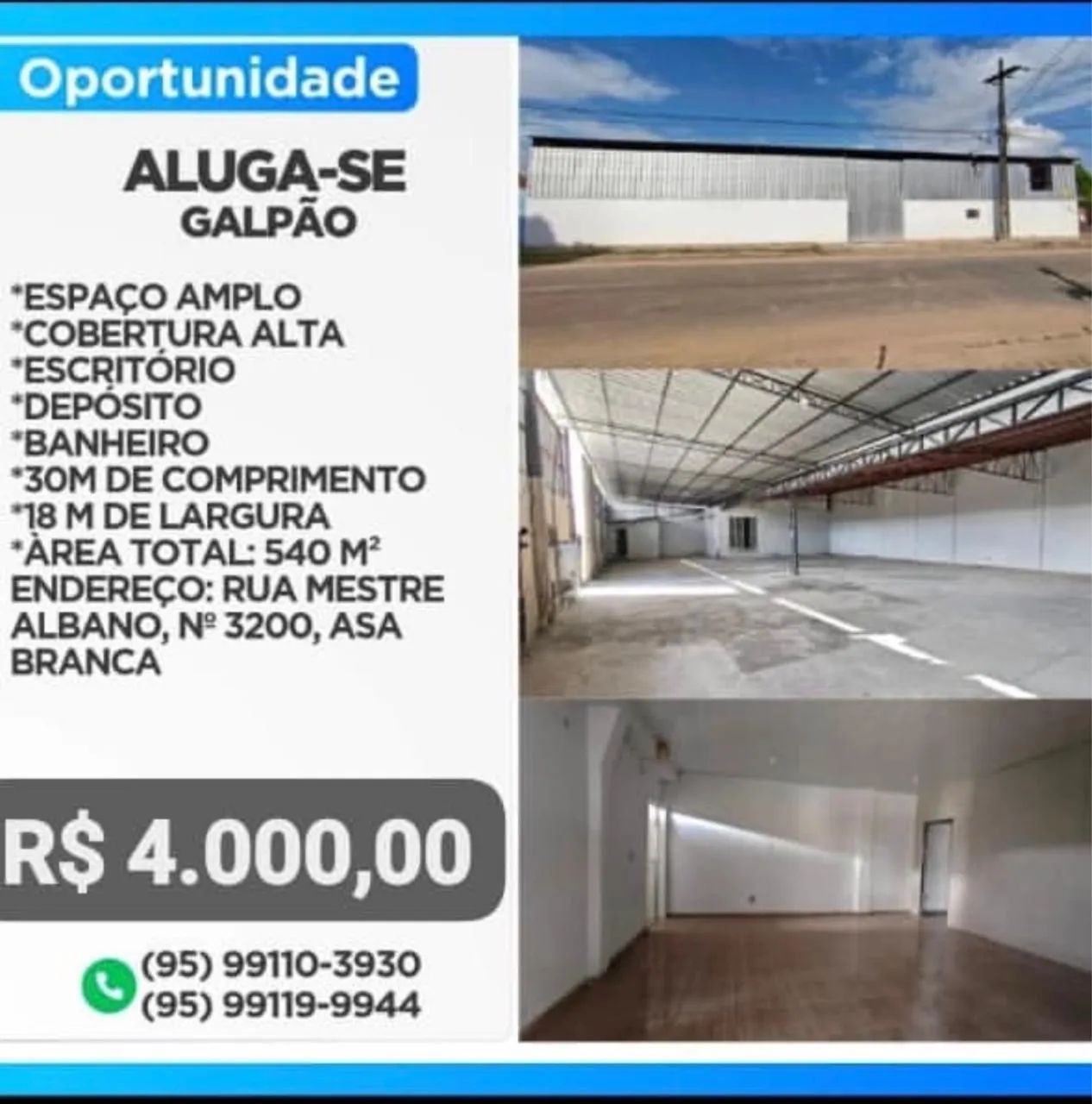 Alugamos galpões no estado de Roraima - Foto 5