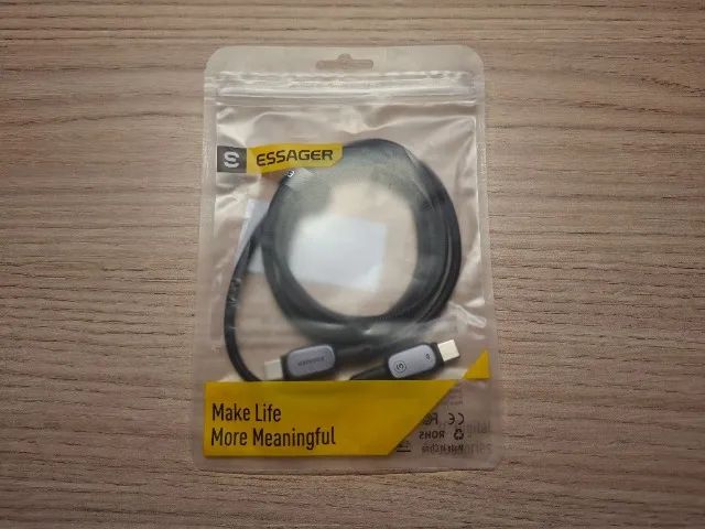 Cabo USB-C 100W 1 metro Essager