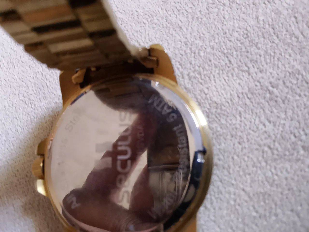 Relógio banhado a ouro - SECULUS - Foto 3