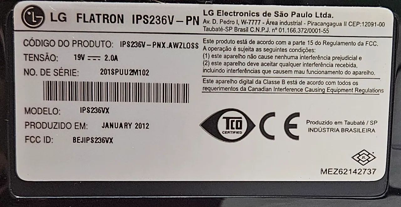 Monitor LG Flatron IPS236V - Foto 2