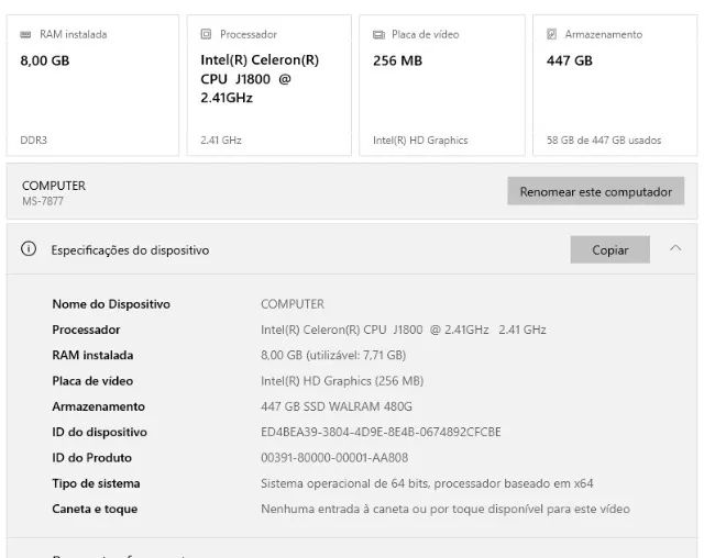 Kit: Intel 2.4 + MSI 1800 + 8 Ddr3 - Foto 4