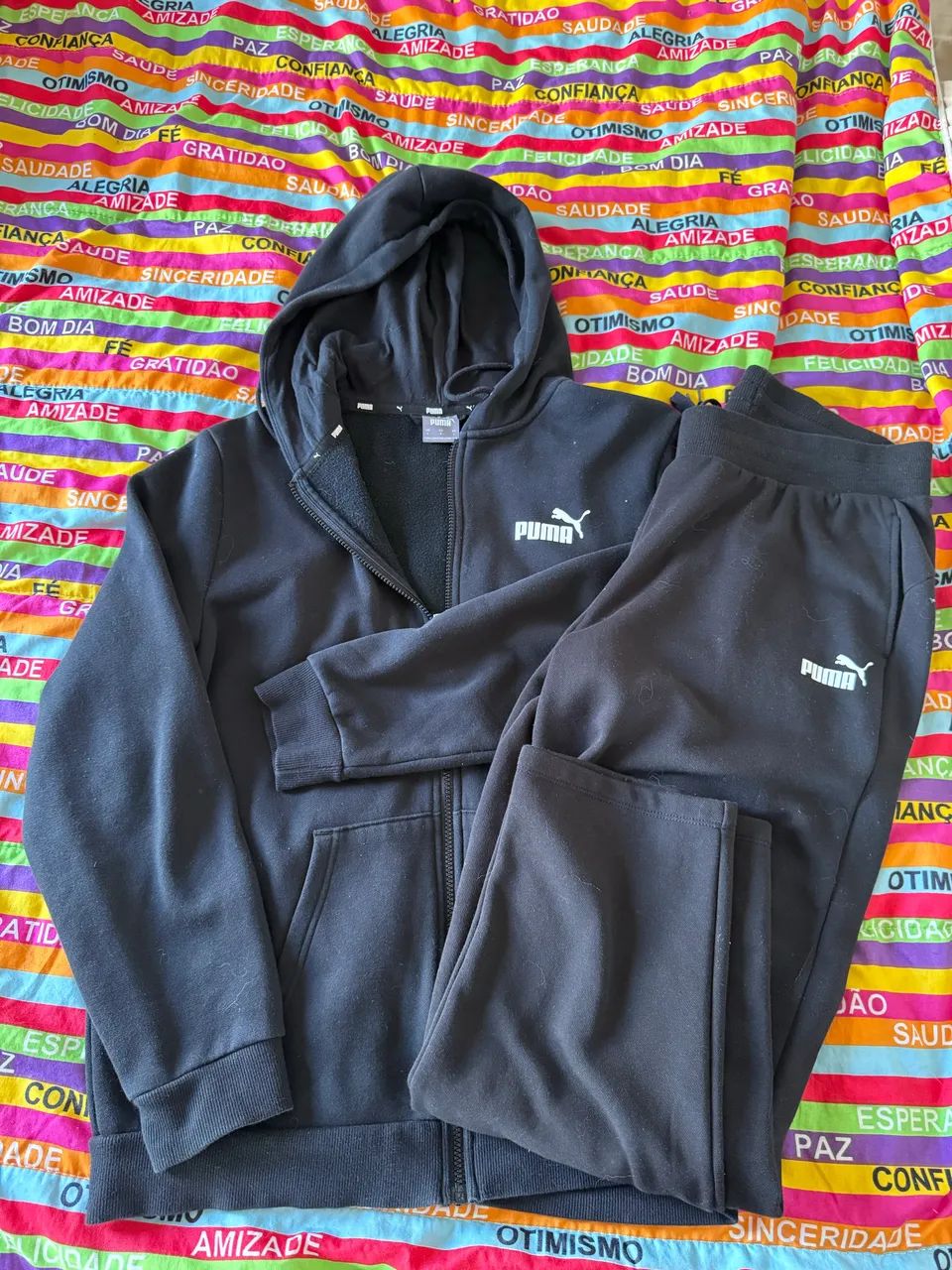 Conjunto Moleton preto pulma TAM EUA L
