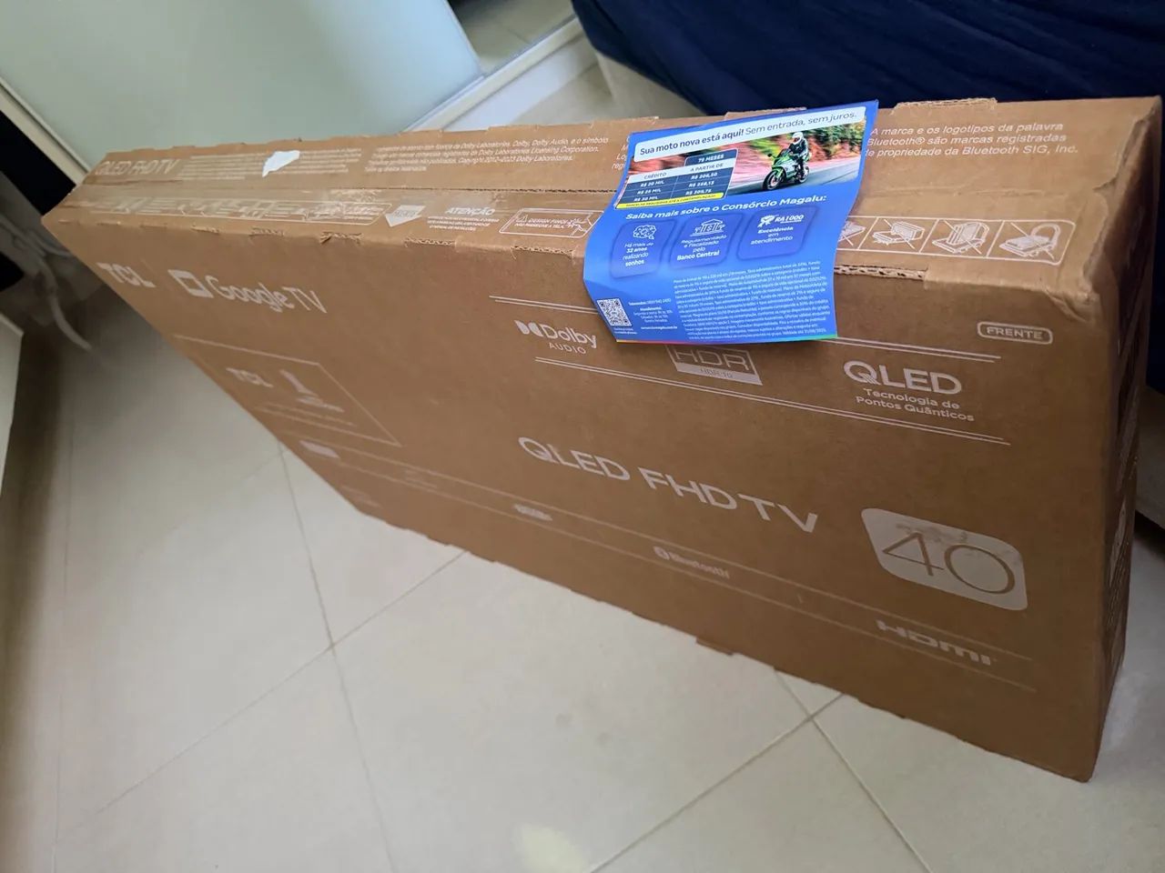 TV TCL 40? AINDA NA CAIXA COM NF  - Foto 2