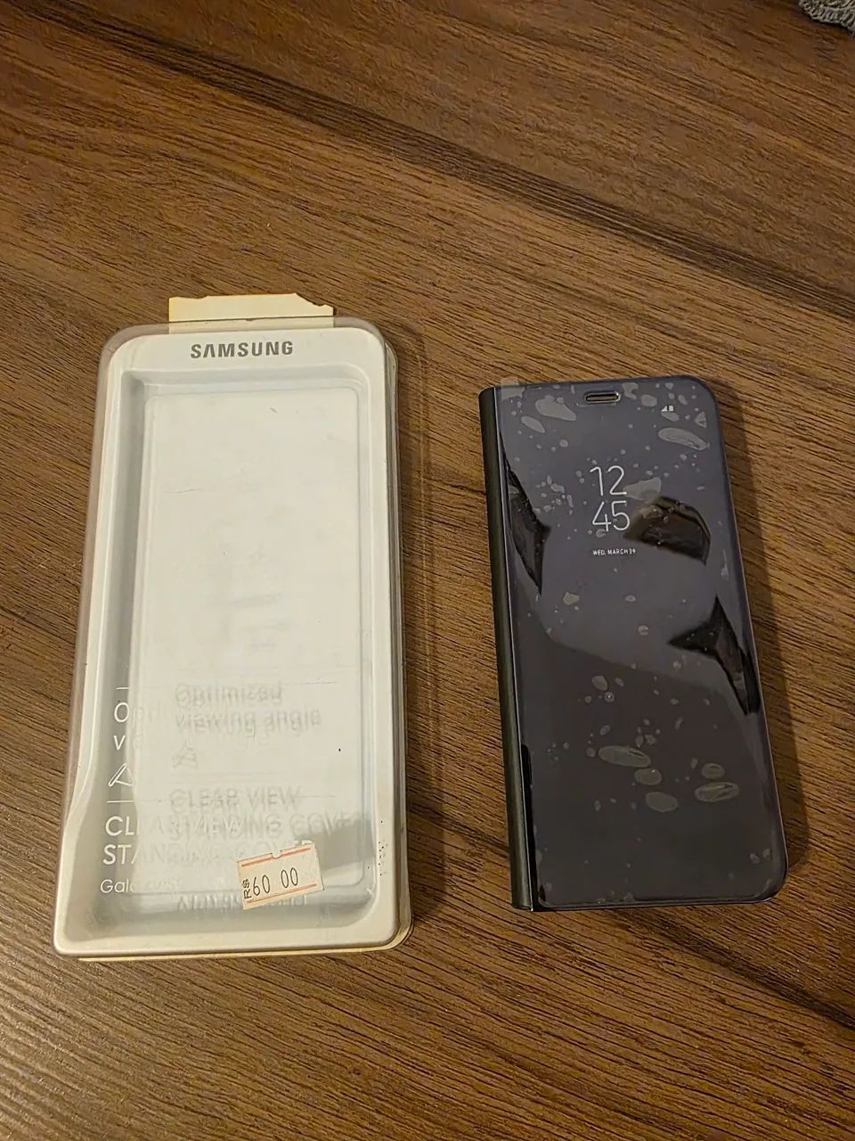 Capa Clear View Original Samsung para Galaxy S9 - Nova, sem uso