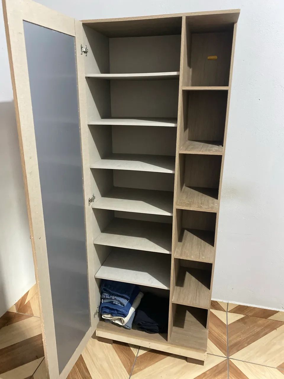 Sapateira e porta bolsas com espelho  - Foto 2