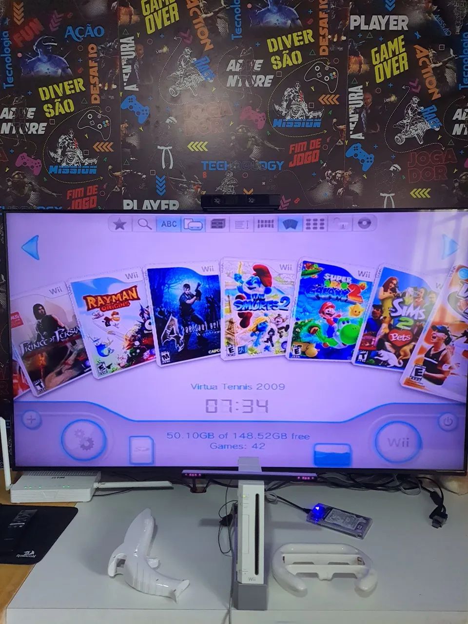 Nintendo wii completo(DES-BLO-QUE-ADO) - Foto 3