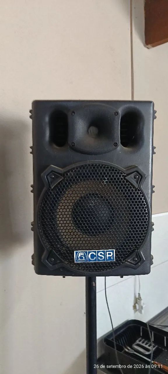 Caixa de Som CSR com Bluetooth e Pedestal - Foto 2