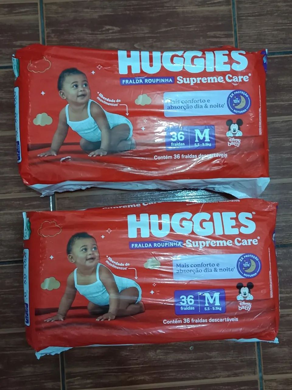 Fraldas Huggies M $40 cada