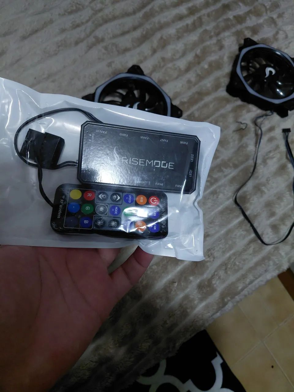 Kit 2 fans e controladora - Foto 2