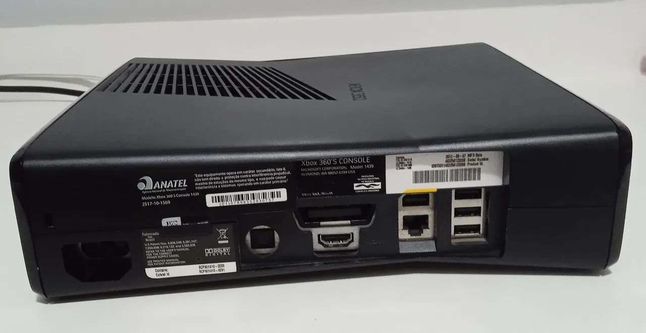 XBOX 360 slim com defeito - Foto 5