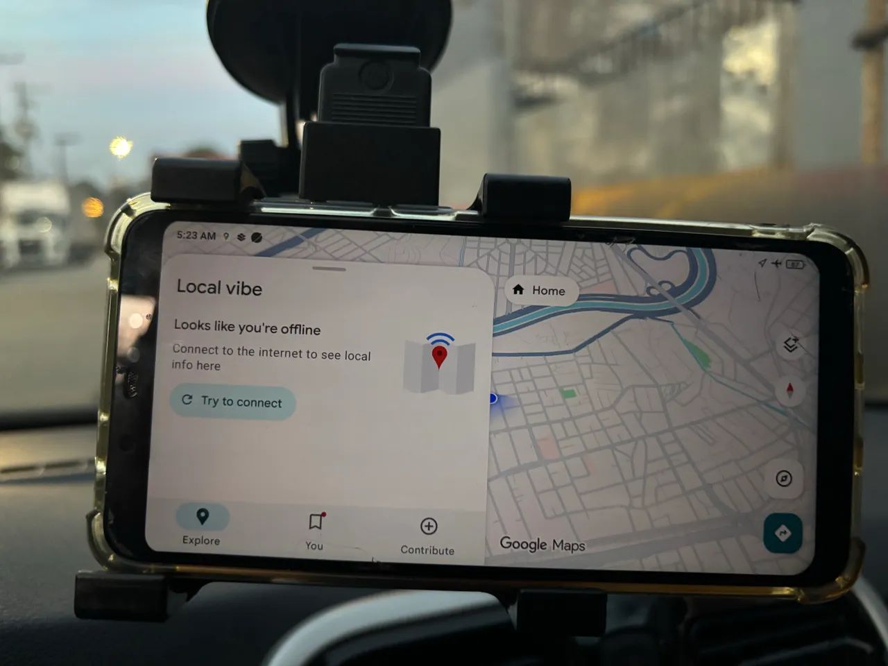 Suporte Celular para carro Fixação no vidro