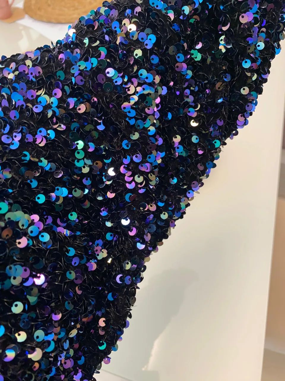 Vestido de Paetê Brilhante Importado (Nunca Utilizado) - Foto 3