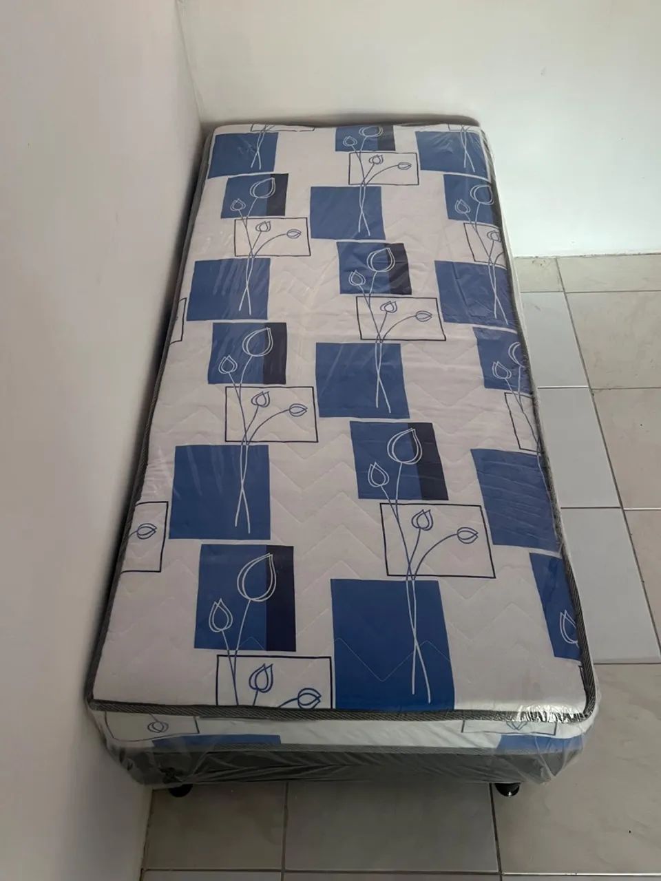 Cama solteiro molas ensacadas 