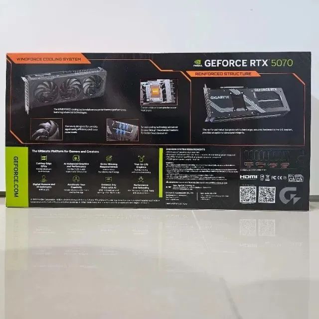 RTX 5070 Windforce OC SFF 12GB GDDR7 (Impecável) - Foto 2