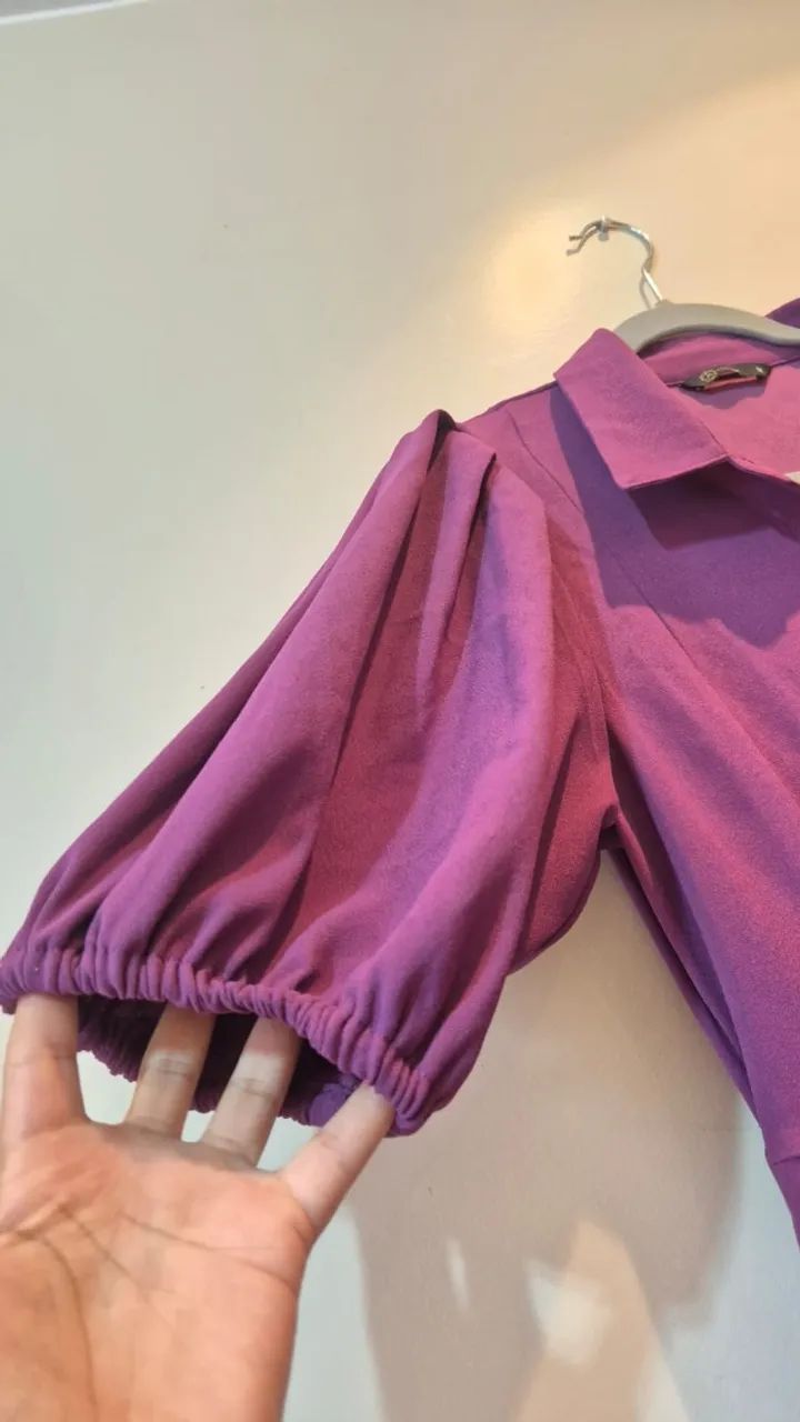 Vestido roxo tam M da Renner / A-collection - Foto 4