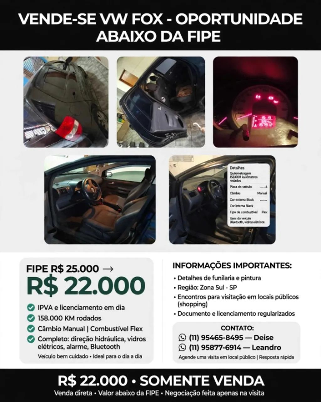 Volkswagen Fox Fox City 1.0Mi/ 1.0Mi Total Flex 8V 3p 2009