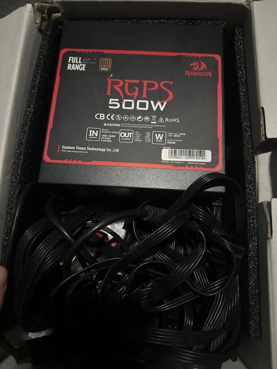 Fonte Redragon RGPS 500W. - Foto 4