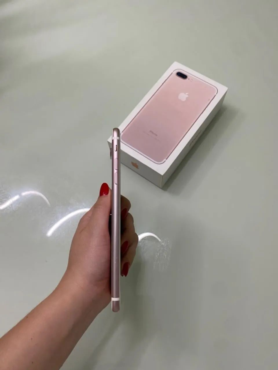iPhone 7 Plus 32GB Ouro Rosa - Todo Original + Caixa  - Foto 5