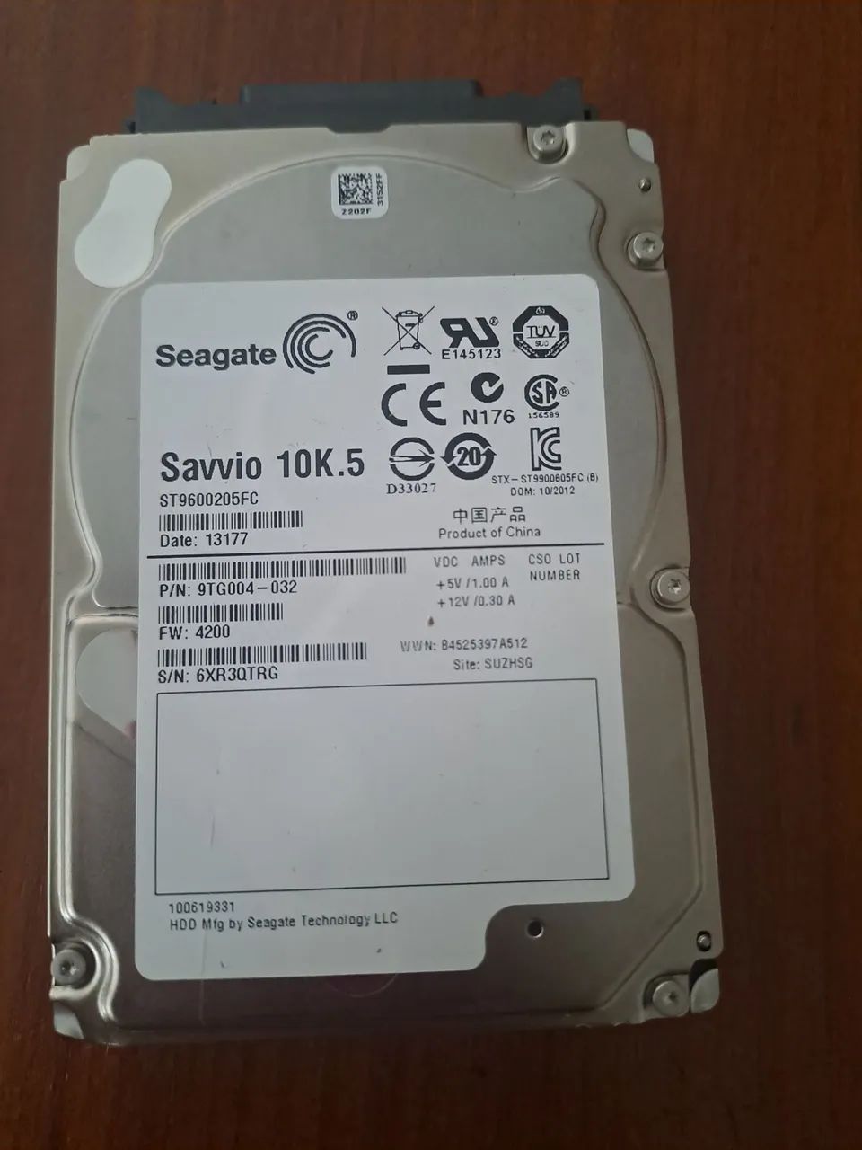 HD Seagate Sávio 10K.5