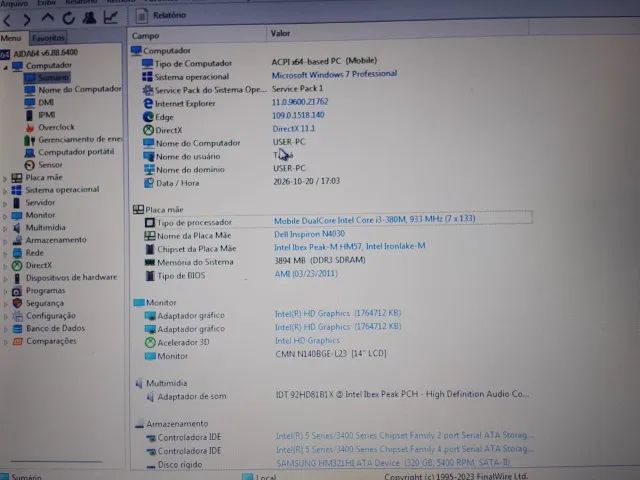 Notebook Dell Inspirion N4030 - Foto 2