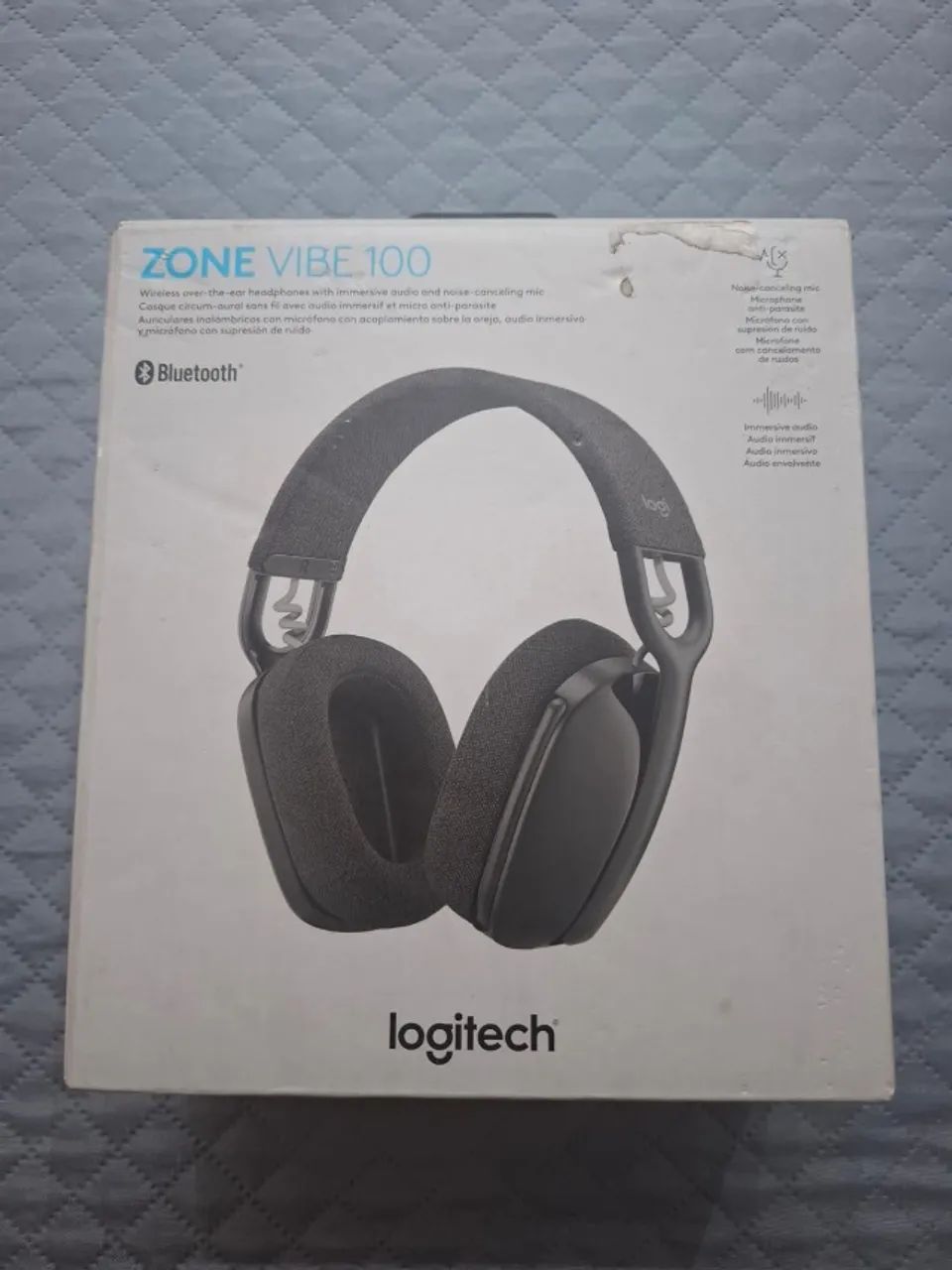 Headset Logitech Zone Vibe 100 Bluetooth