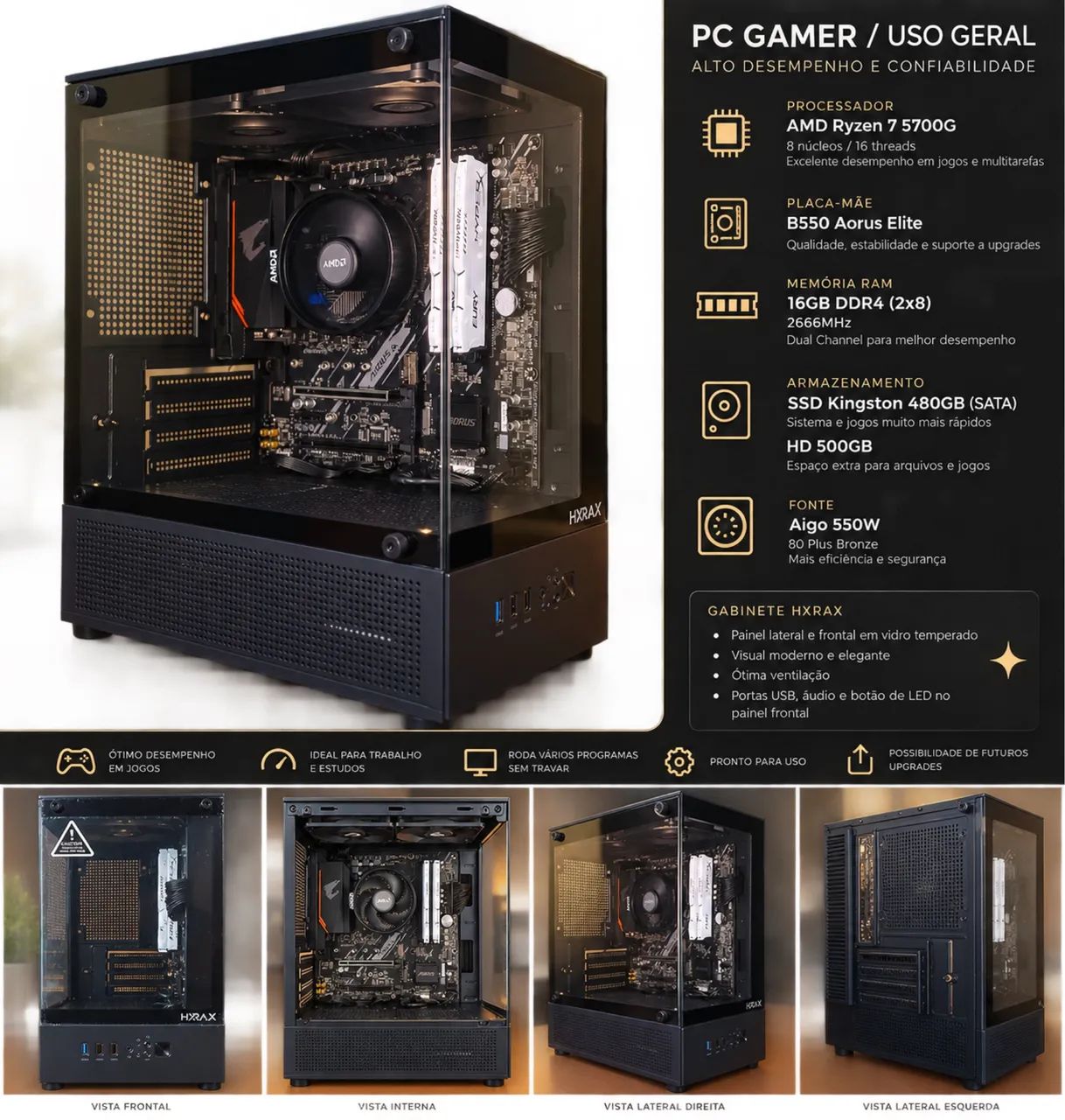Pc Gamer Computador  - Foto 2