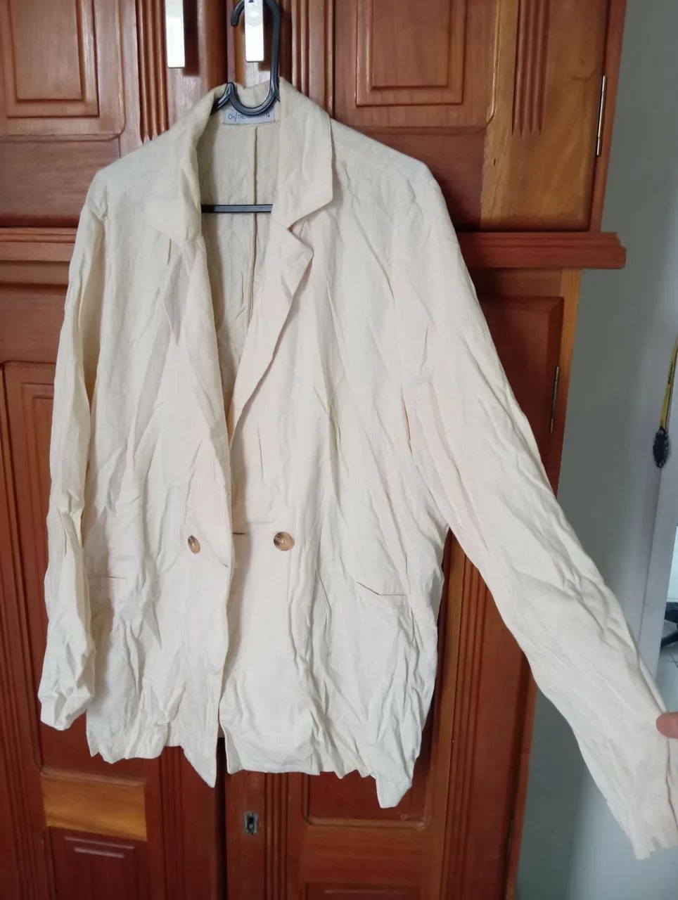 Blazer de Linho oversize feminino - Foto 4
