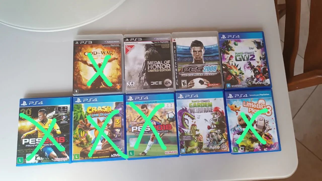Jogos PS4 e PS3