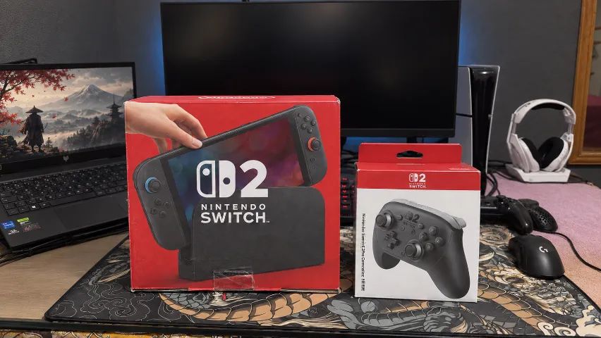 ? Nintendo Switch 2 Completo + Pro Controller Original + Case Premium - Foto 2