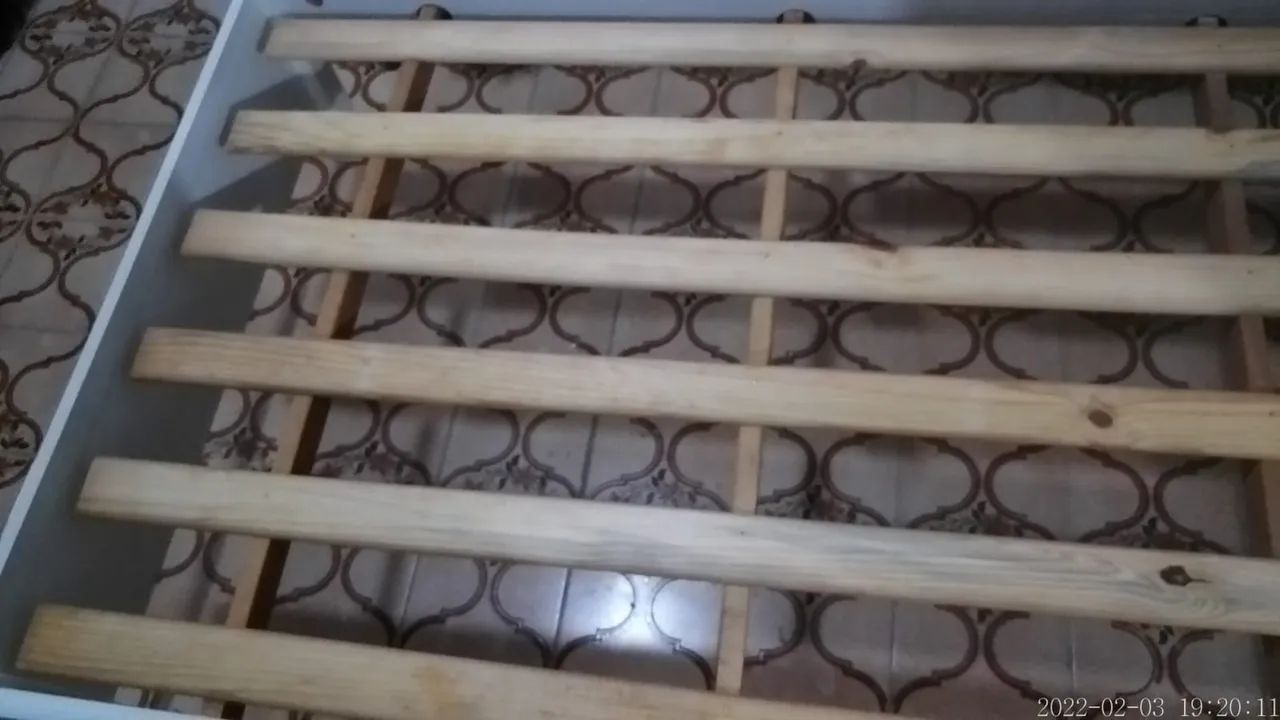 Cama de solteiro laca branca  - Foto 4