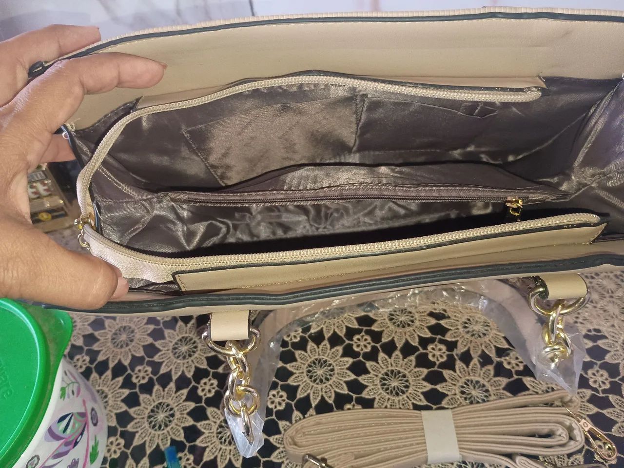 Bolsa de couro legítimo  - Foto 2
