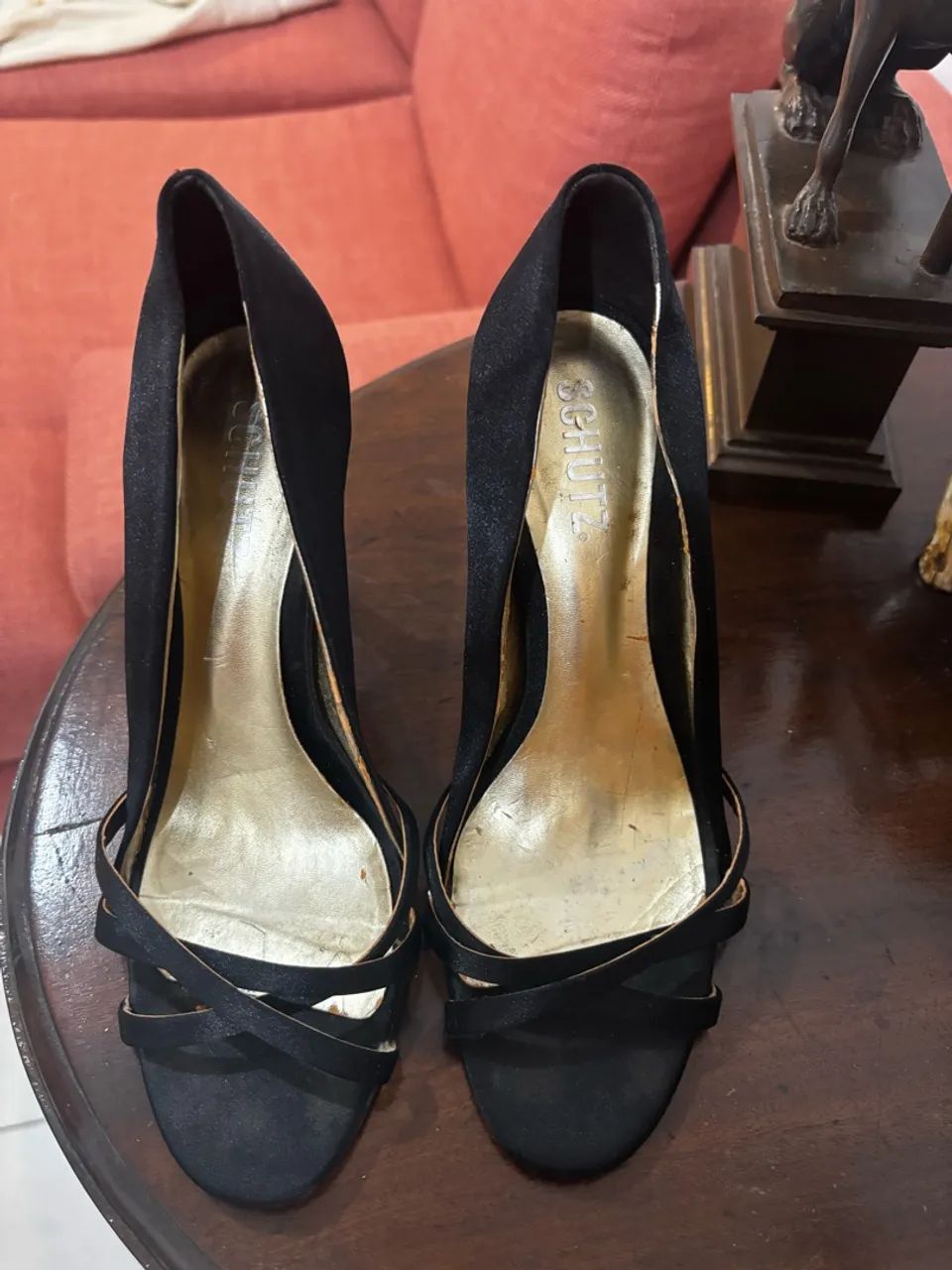 Sandália Arezzo preta - Foto 2