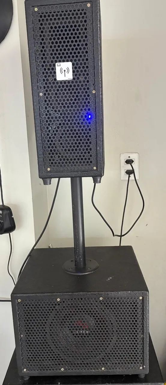 SOM ATIVO 2.1 BOMBER 8" 350W + QVS + SELENIUM - BLUETOOTH