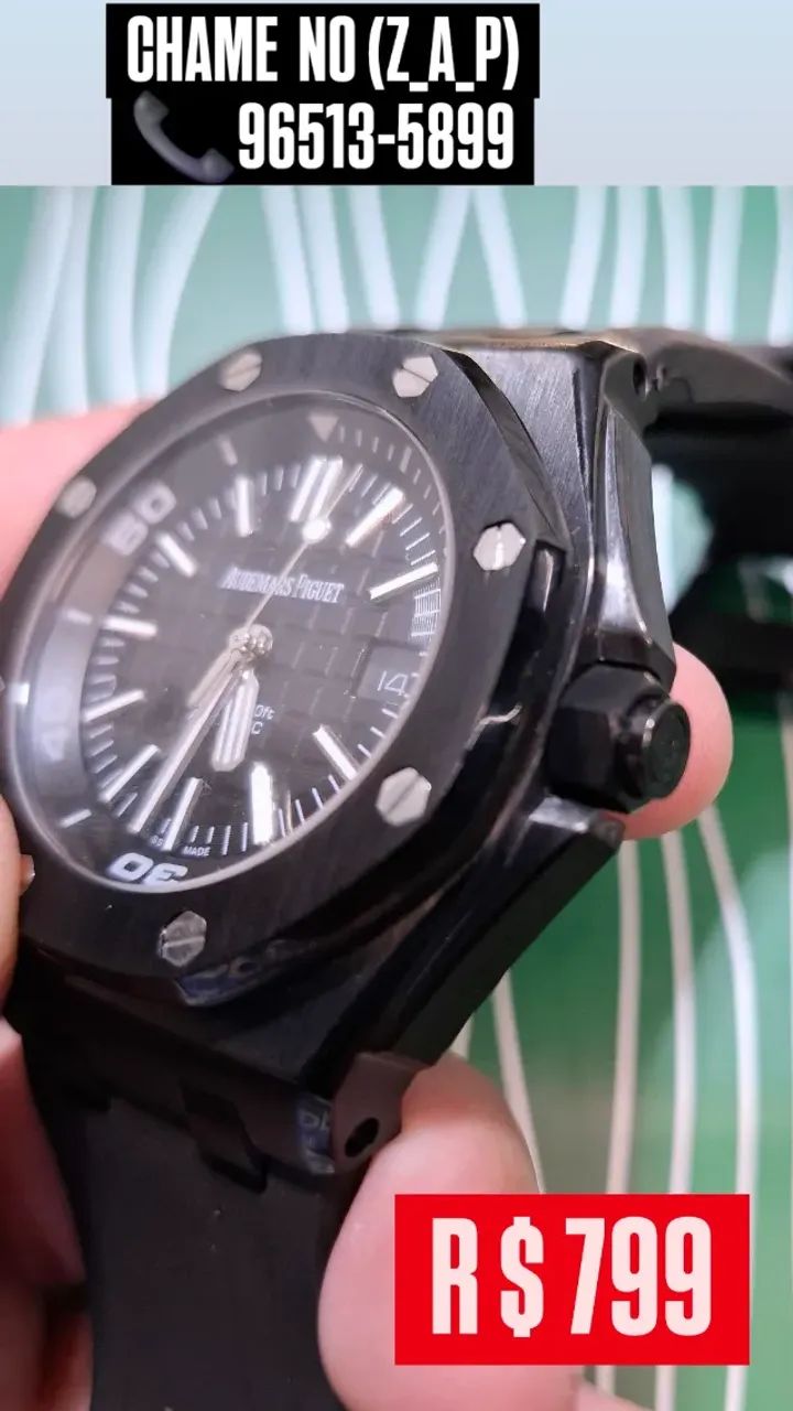 Relógio AUDEMARS PIGUET ROYAL OAK OFFSHORE ALL BLACK  - AUTOMÁTICO  - Foto 2