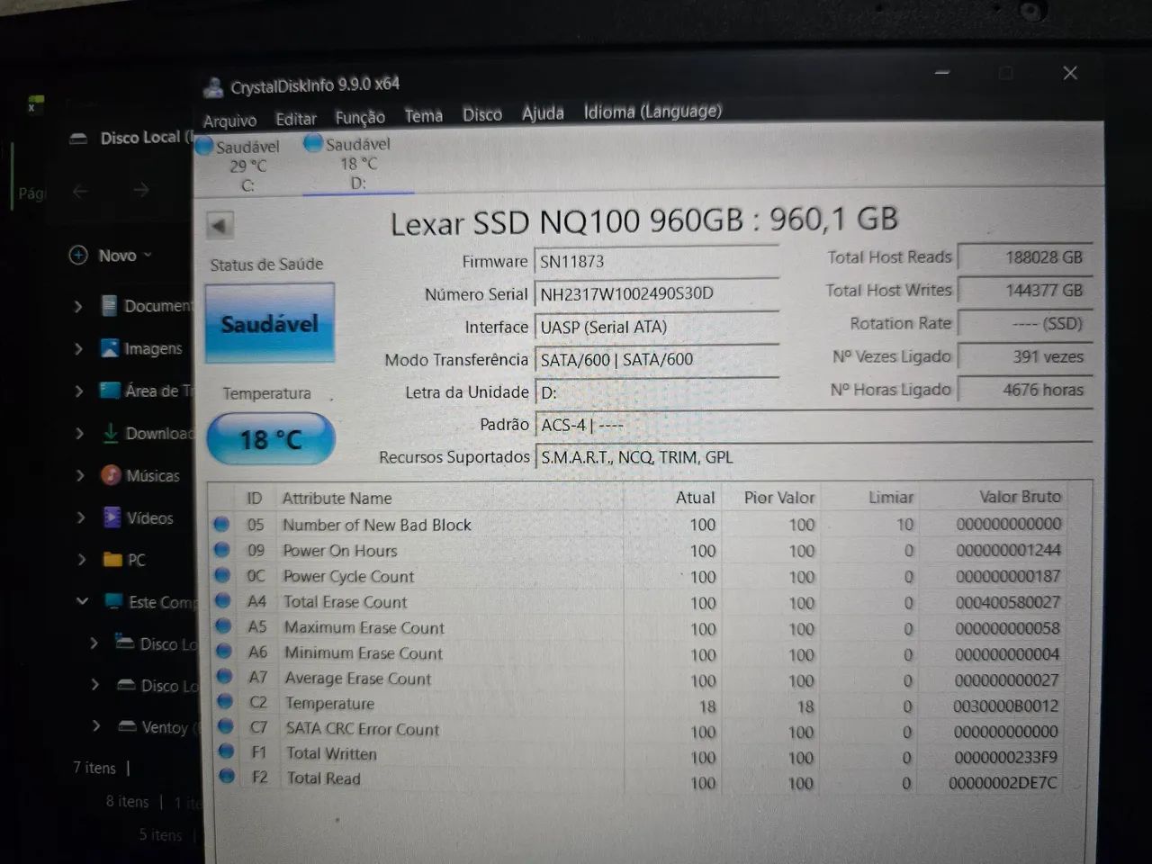 SSD 1TB LEXAR SATA - Foto 3