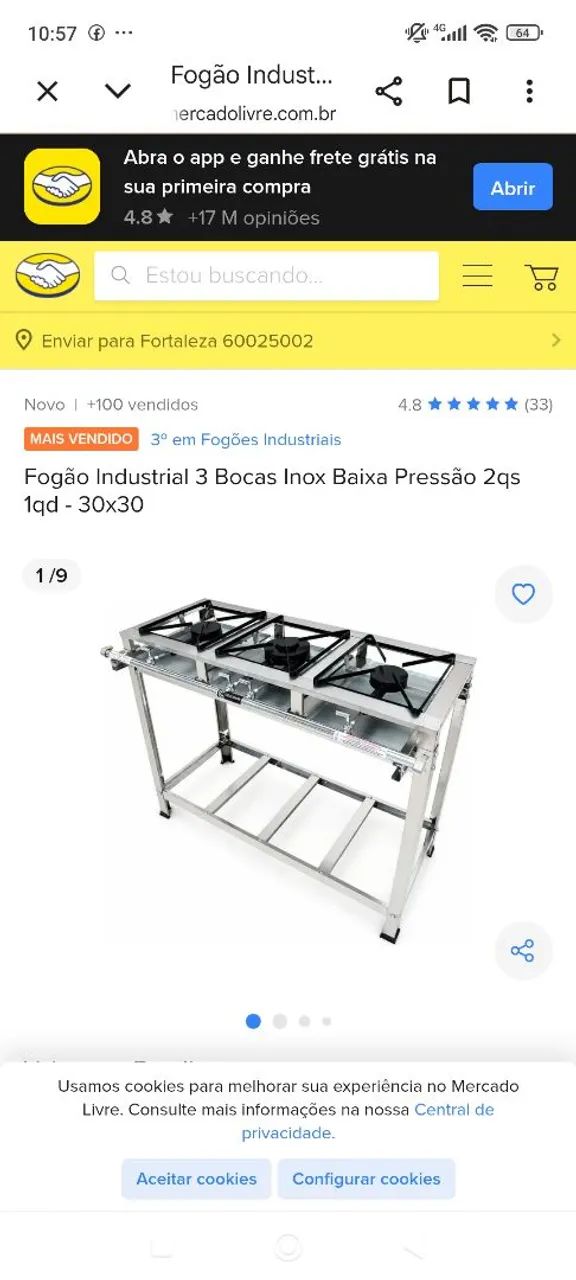 Fogão industrial 