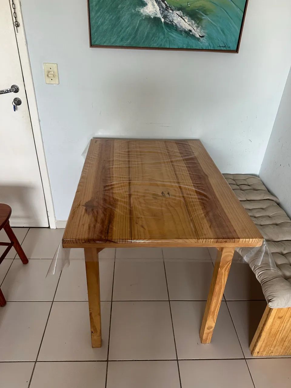 Mesa + 2 cadeiras + 1 banco - Foto 3