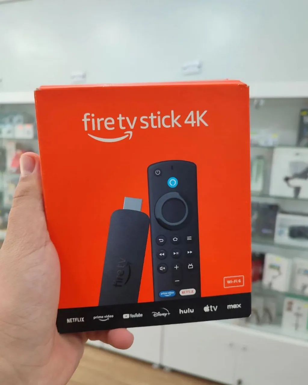 Fire tv stick 4k wi-fi 6 global garantia 01 ano loja física fazemos entregas  - Foto 4