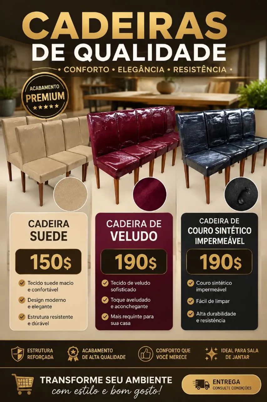 Cadeiras de Jantar - Foto 2