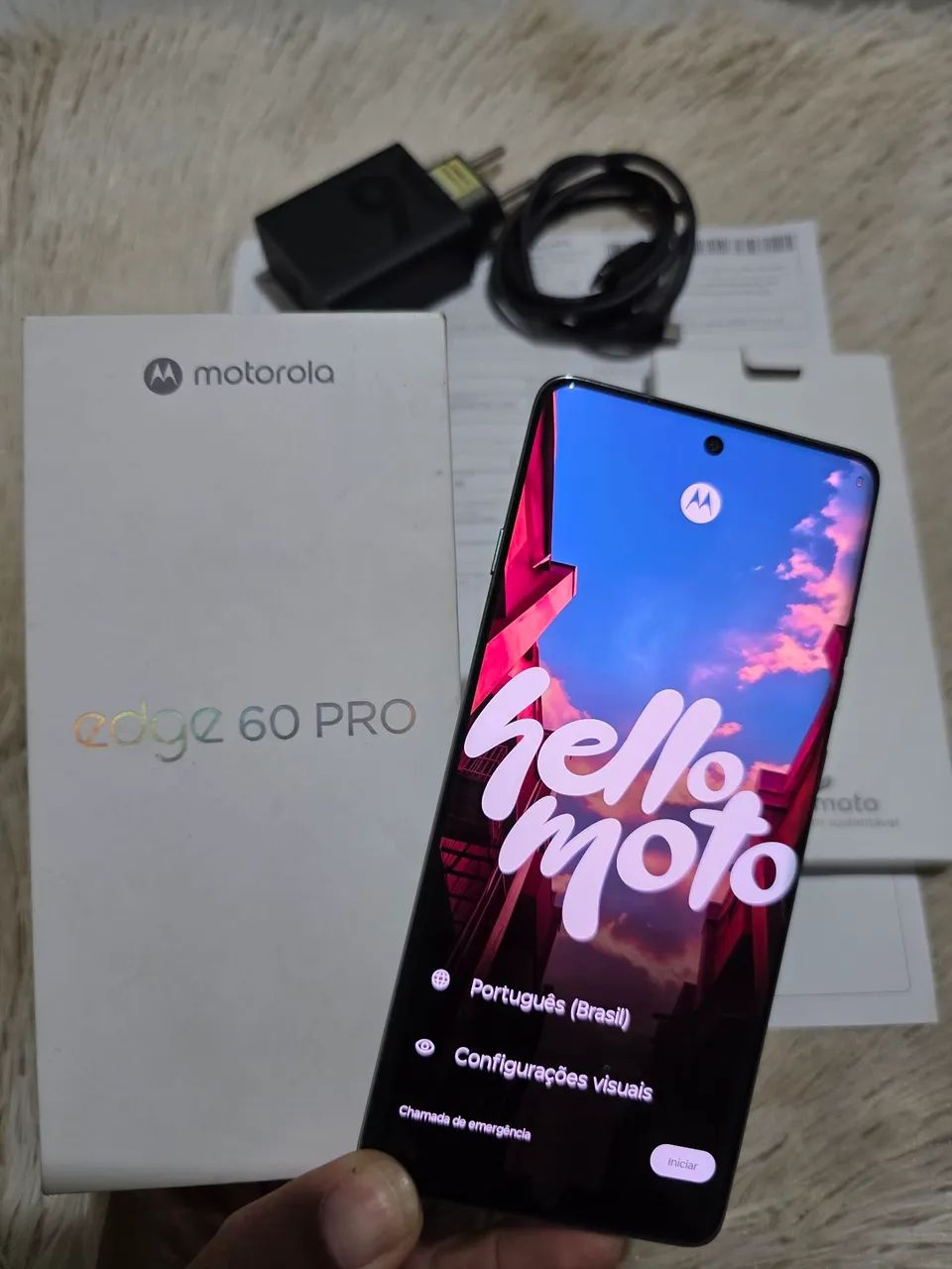 EDGE 60 PRO 512G 12 DE RAM ACEITO TROCA E CARTÃO  - Foto 4