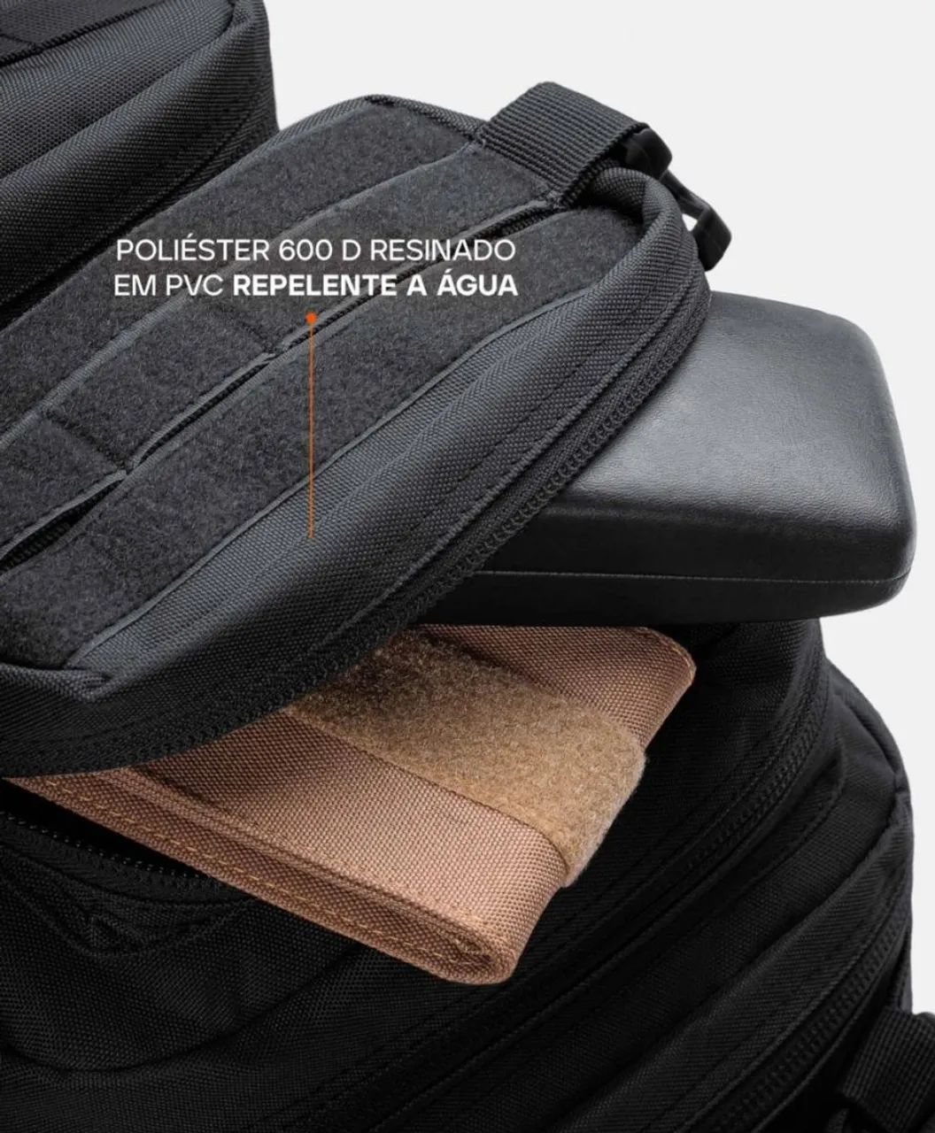 Mochila tatica invictus preta - Foto 4