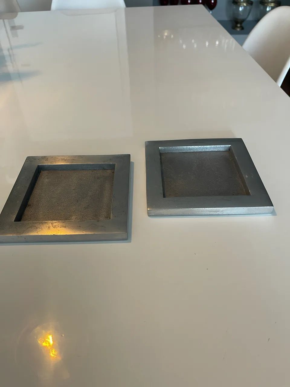 Porta vela de inox 