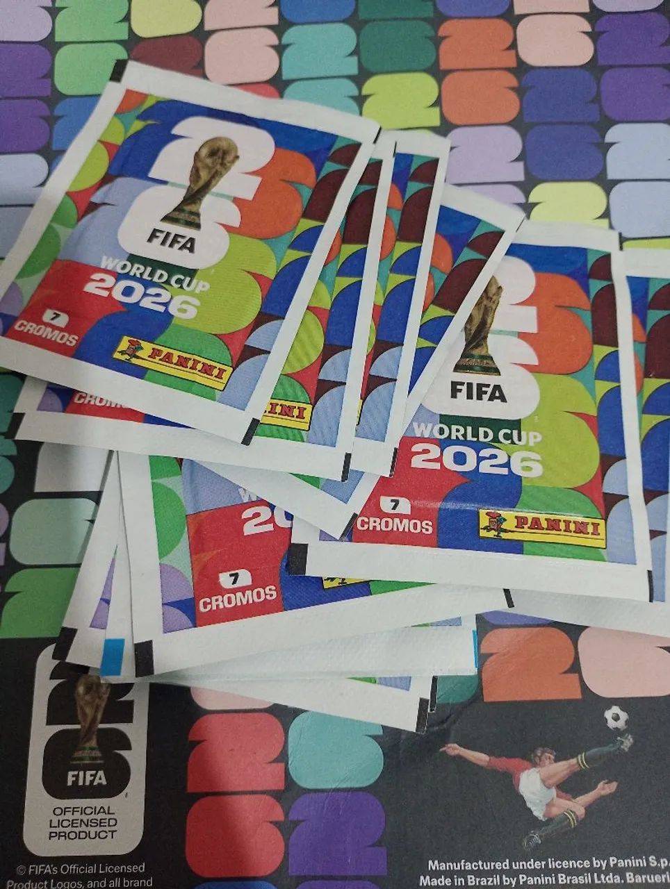 Kit 20 Pacotinhos Figurinhas Copa Fifa 2026 - Foto 3