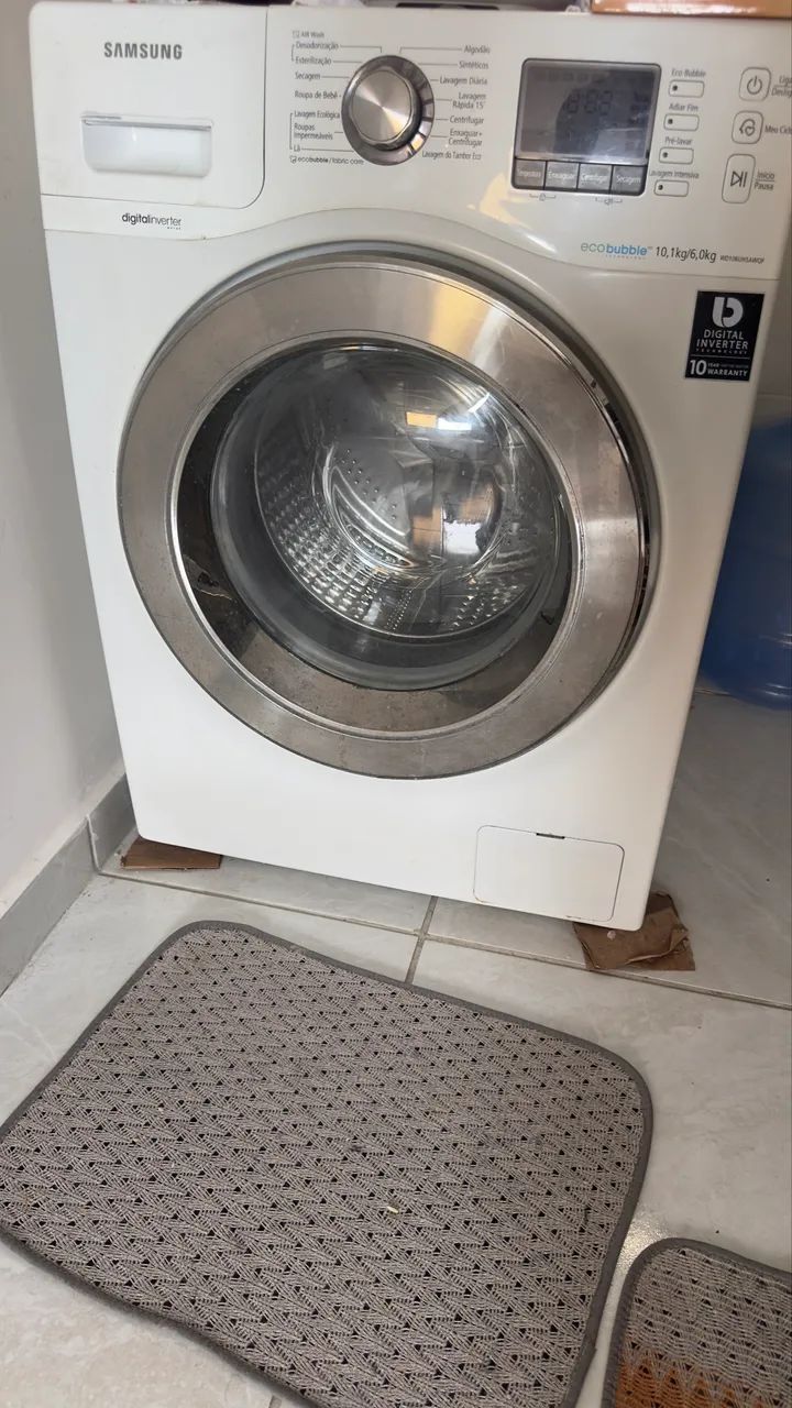 MÁQUINA LAVA E SECA COM DEFEITO NA SECAGEM 
