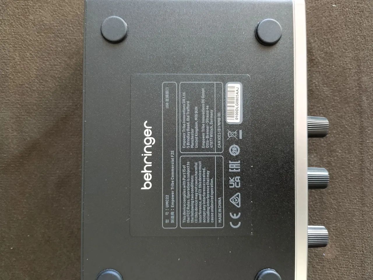Vendo interface de áudio U-PHORIA UM22  - Foto 3