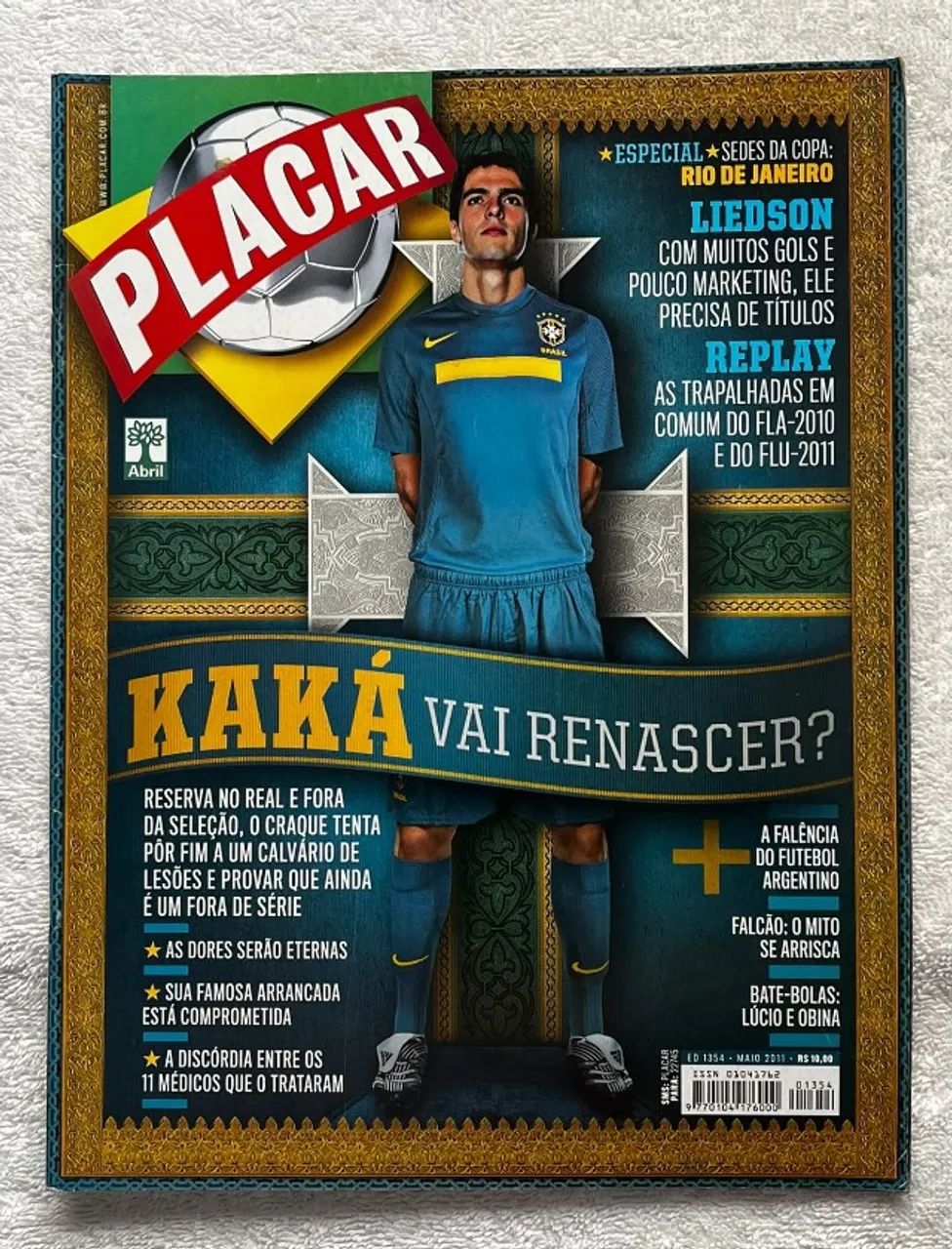 Revista Placar Edição 1354 - Maio 2011